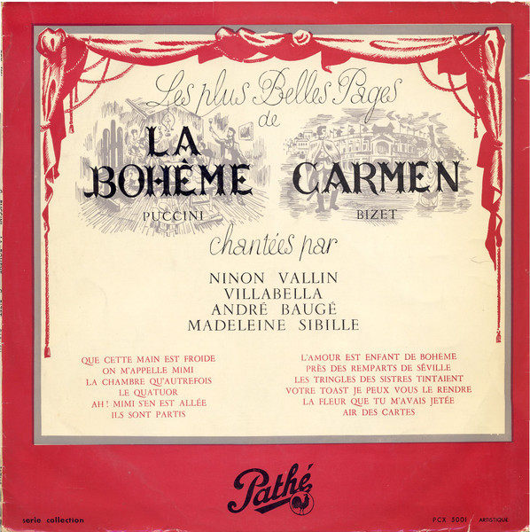 Les Plus Belles Pages De La Bohème / Carmen