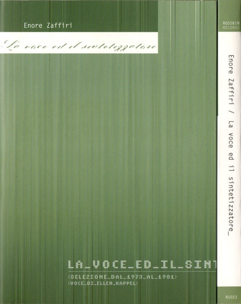 La Voce Ed Il Sintetizzatore