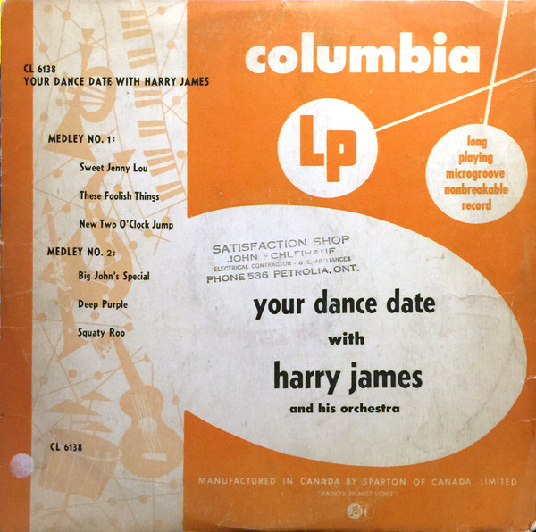 Your Dance Date With Harry James And His Orchestra