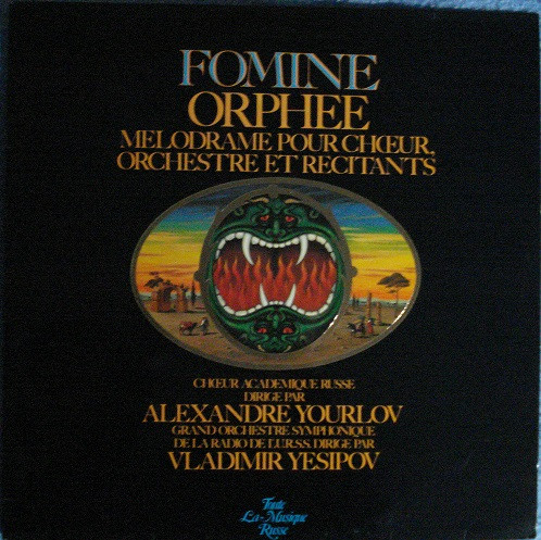 Fomine Orphee Melodrame Por Choeur Orchestre Et Recitants