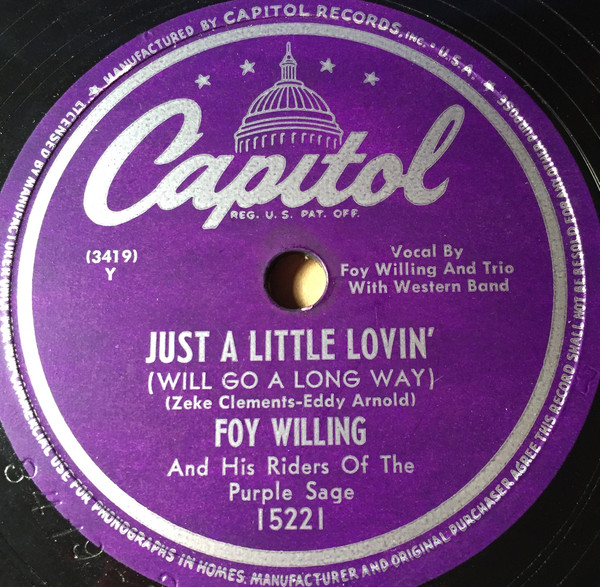 Just A Little Lovin' / Lay Your Little Head On My Shoulder
