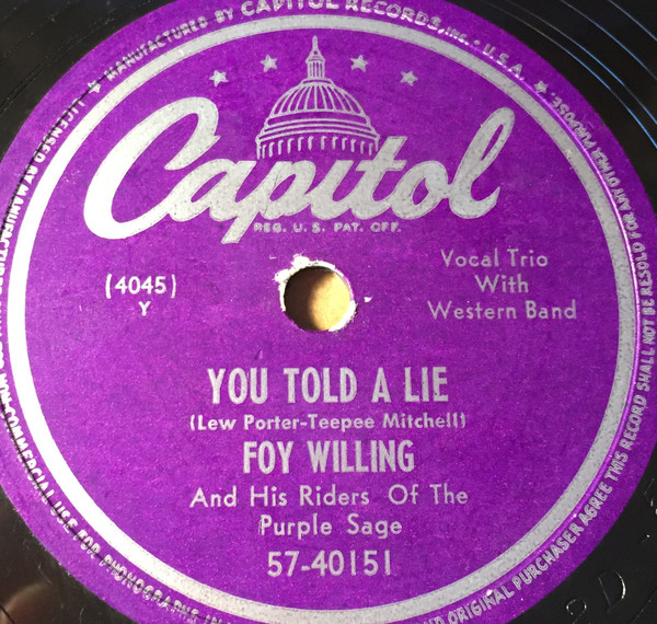 You Told A Lie / I Had My Heart Set On You