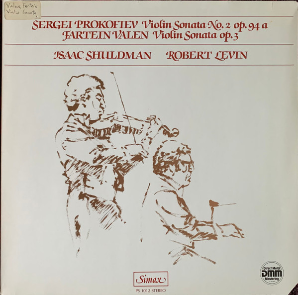 Violin Sonata No. 2 Op. 94a / Violin Sonata Op. 3