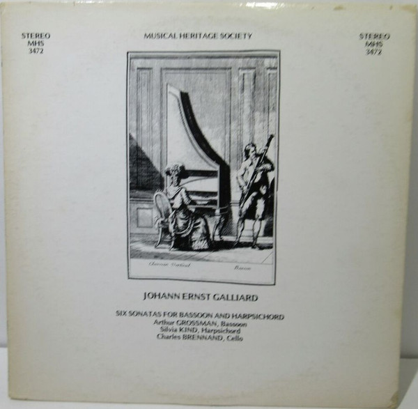 Six Sonatas For Bassoon And Harpsichord
