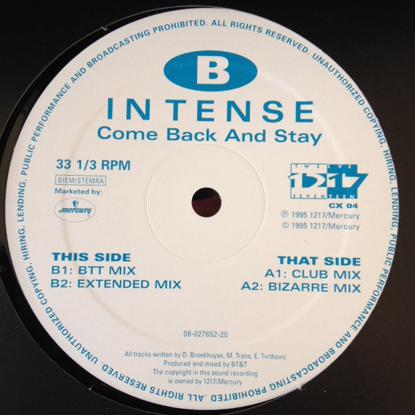 Come Back And Stay