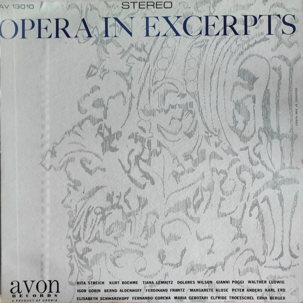 Opera In Excerpts