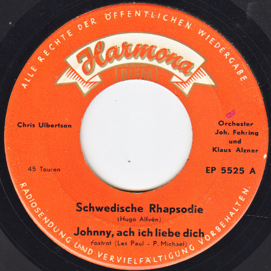Schwedische Rhapsodie / Johnny, Ach Ich Liebe Dich / Istanbul / Granada