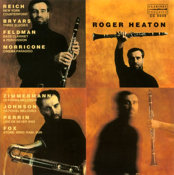 New York Counterpoint / Three Elegies / Bass Clarinet & Percussion / Cinema Paradiso / 25 Kärwa-Melodien / Rational Melodies / Like He Never Was / Stone: Wind: Rain: Sun