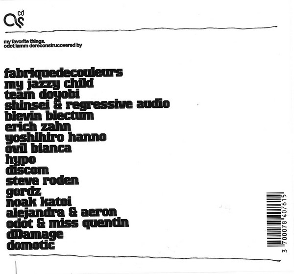 My Favorite Things Dereconstrucovered