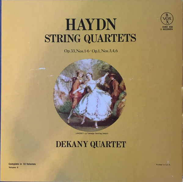 String Quartets Volume II - Op. 33, Nos. 1-6 - Op.1, Nos. 3,4,6