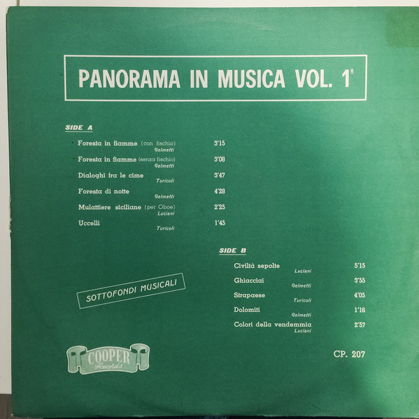 Panorama In Musica Vol. 1˚