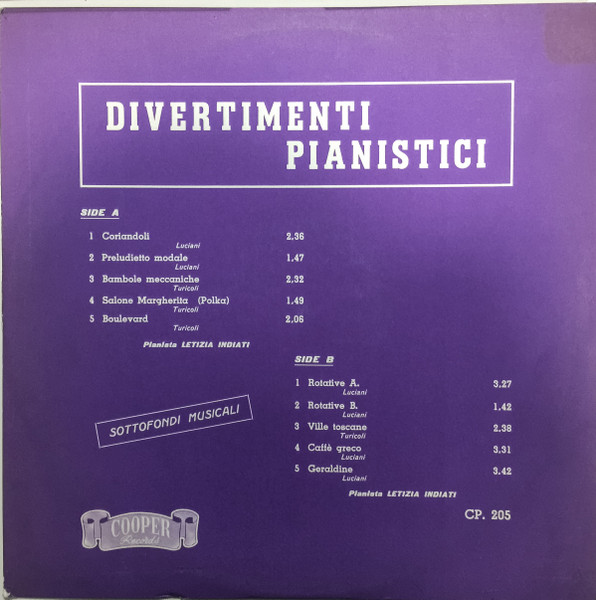 Divertimenti Pianistici