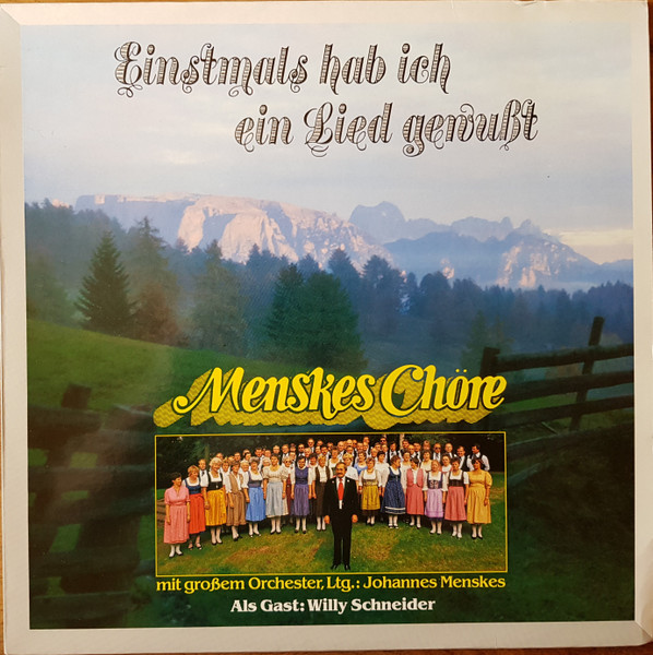 Einstmals Hab Ich Ein Lied Gewußt
