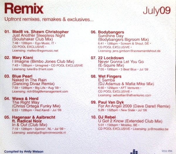 Remix July 2009