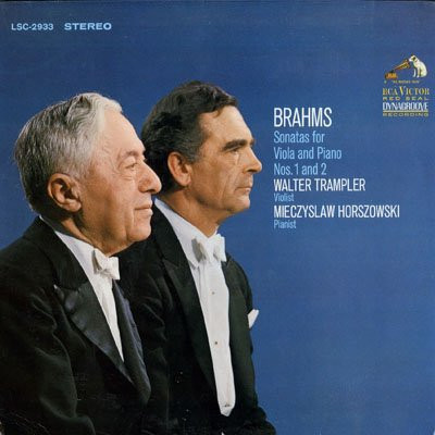 Brahms- Sonatas For Viola And Pianos Nos 1 And 2