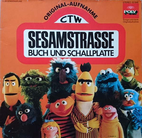 Sesamstrasse Buch Und Schallplatte