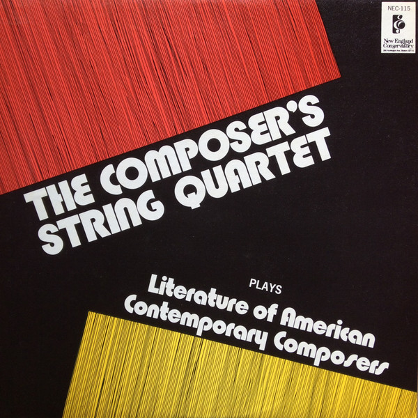 The Composer's String Quartet Plays Literature Of American Contemporary Composers