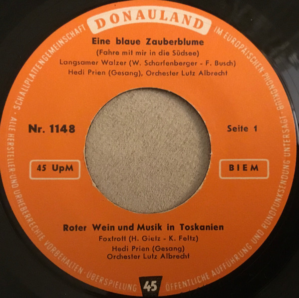 Eine blaue Zauberblume / Roter Wein und Musik in Toskanien / Wenn / Patricia