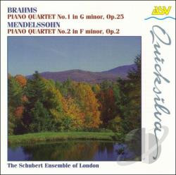 Piano Quartet No. 1 In G Minor, Op. 25 / Piano Quartet No. 2 In F Minor, Op. 2