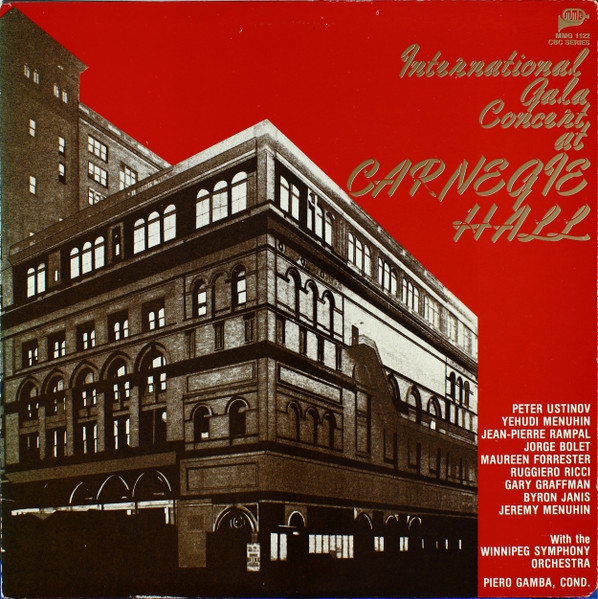 International Gala Concert At Carnegie Hall