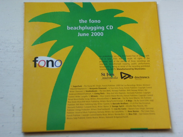 The Fono Beachplugging CD June 2000