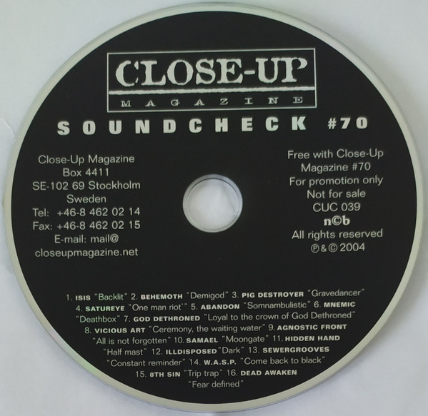Soundcheck #70