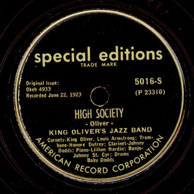 High Society Rag / Snake Rag