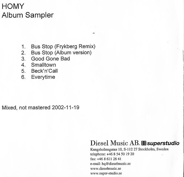 Album Sampler