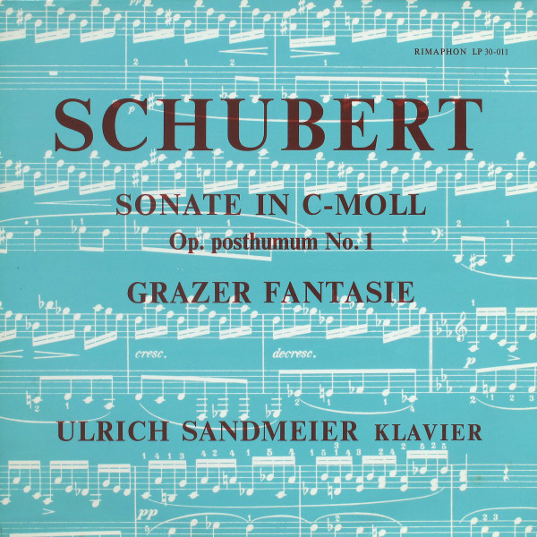 Sonate In C-moll Op. Posthumum No. 1 / Grazer Fantasie