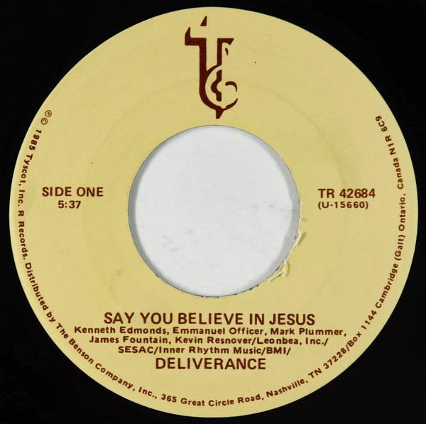 Say You Believe In Jesus