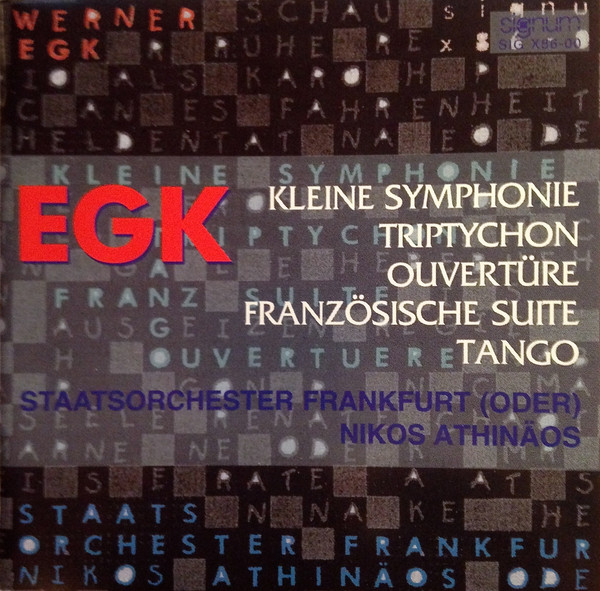 Kleine Symphonie / Triptychon / Ouvertüre / Französische Suite / Tango