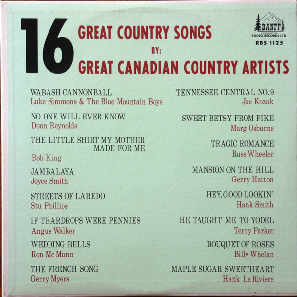 16 Great Country Songs By Great Canadian Country Artists