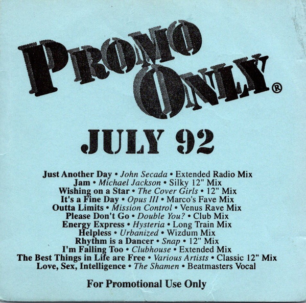 Promo Only Mainstream Club: July 92