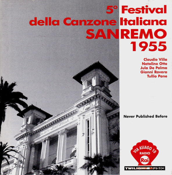 5° Festival Della Canzone Italiana Sanremo 1955
