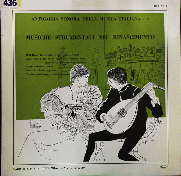 Musiche Strumentali Nel Rinascimento. (Dal Canto Ambrosiano A Vivaldi)
