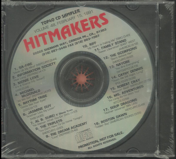 Hitmakers Top 40 CD Sampler Volume 48 February 15, 1991