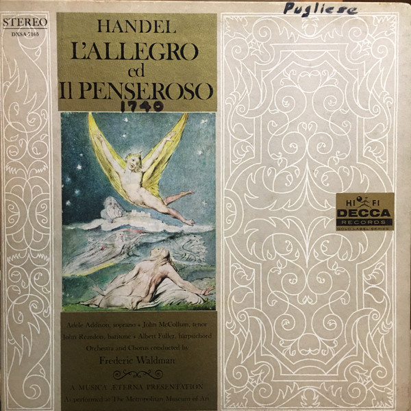 L'Allegro Ed Il Penseroso