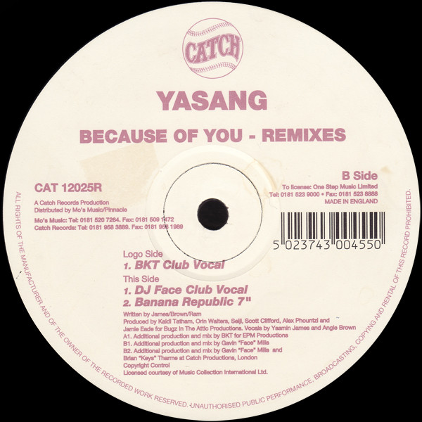 Because Of You (Remixes)