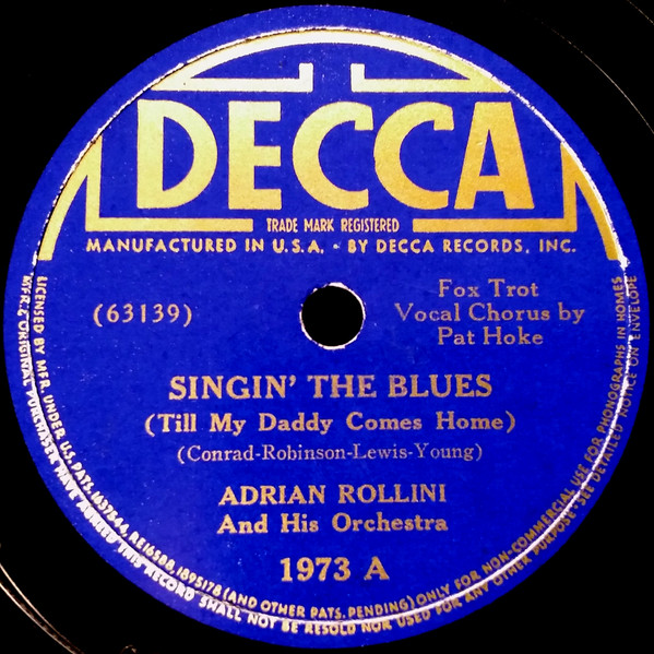 Singin' The Blues (Till My Daddy Comes Home) / The Sweetest Story Ever Told