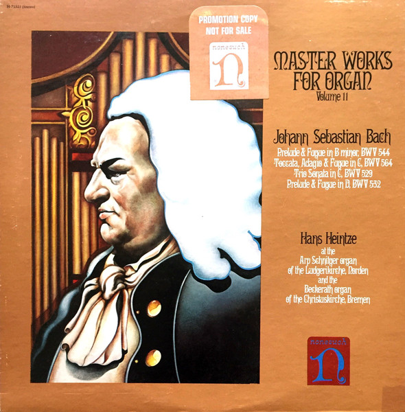 Prelude & Fugue In B Minor, BWV 544 / Toccata, Adagio & Fugue In C, BWV 564 / Trio Sonata In C, BWV 529 / Prelude & Fugue In D, BWV 532