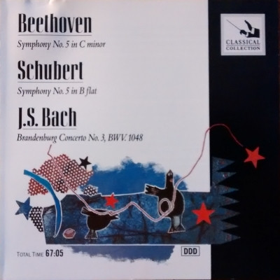 Symphony No. 5 In C Minor / Symphony No. 5 In B Flat / Brandenburg Concerto No. 3, BWV. 1048