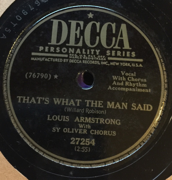 That's What The Man Said / Sit Down, You're Rocking The Boat