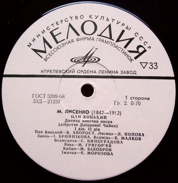 Пан Коцький (Дитяча Комiчна Опера)