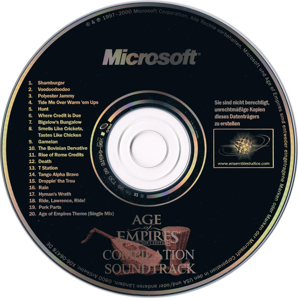 Age Of Empires Compilation Soundtrack