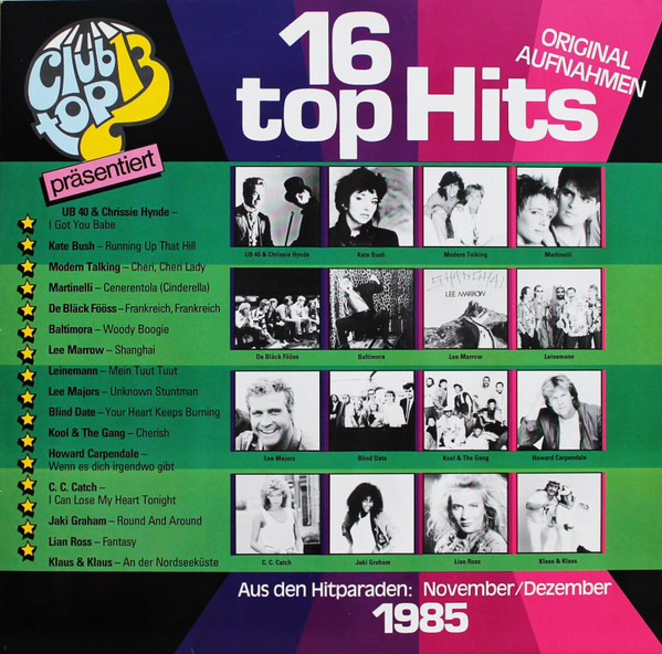16 Top Hits - Aus Den Hitparaden: November / Dezember 1985