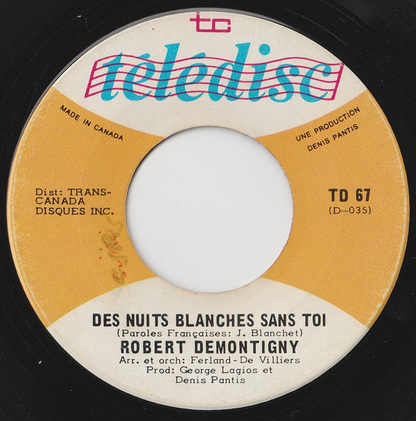 Des Nuits Blanches Sans Toi / Les Bicyclettes De Belsize