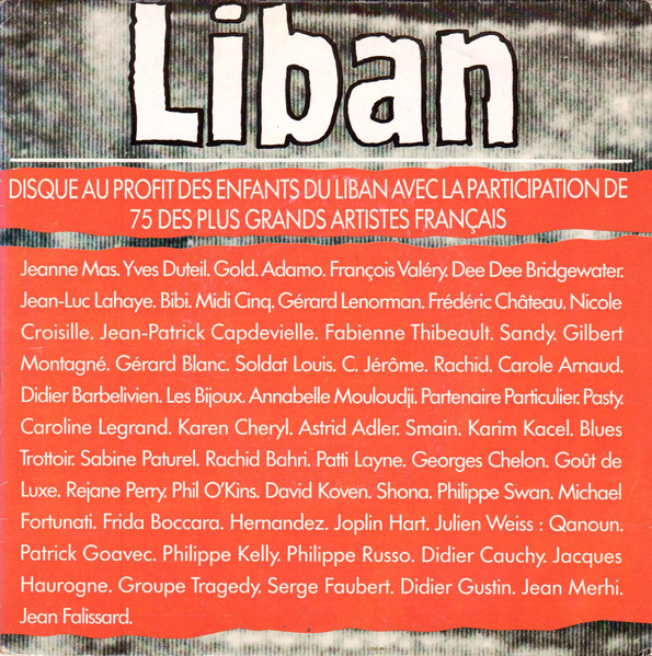 75 Artistes Pour Les Enfants Du Liban