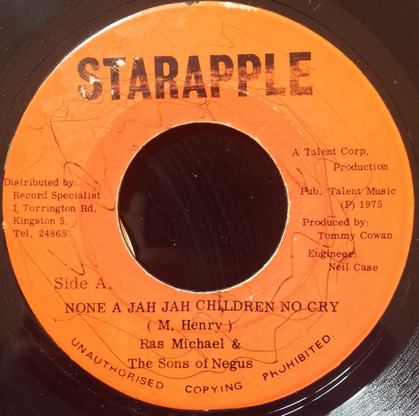None A Jah Jah Children No Cry / Jahs Glory