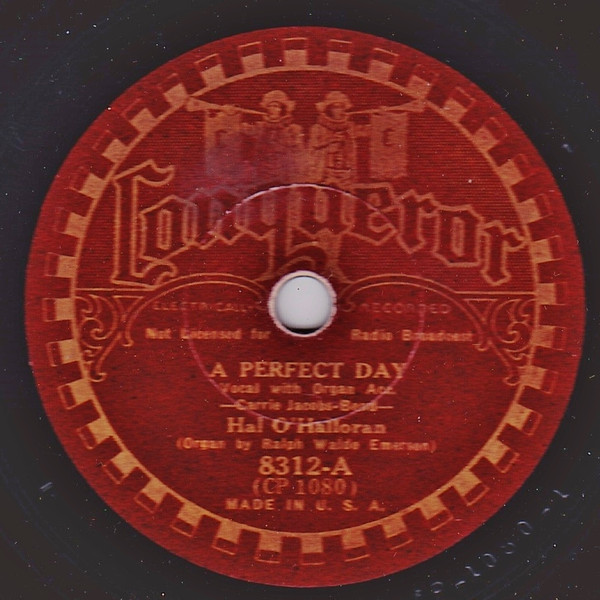 A Perfect Day / That Old Irish Mother Of Mine