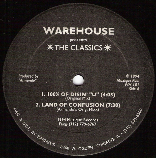 Warehouse Presents *The Classics*